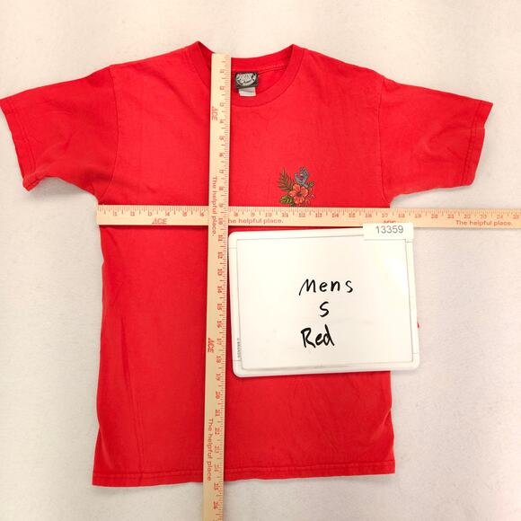 Santa Cruz Casual Crew Neck Short Sleeve Graphic T Shirt Mens Size S Red - Picture 5 of 9